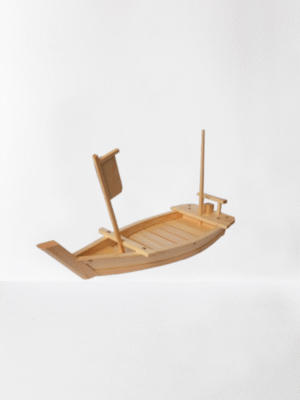 Wood Boat 70Cm