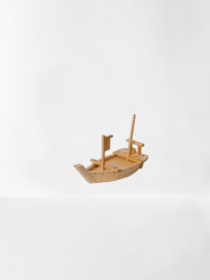 Wood Boat 40Cm