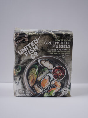 mussels half shel 1kg