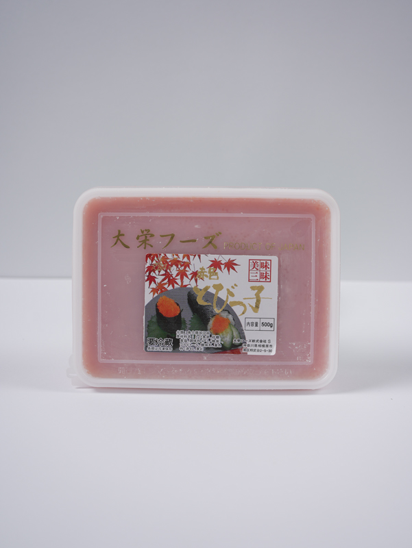 Japanese tobiko orange